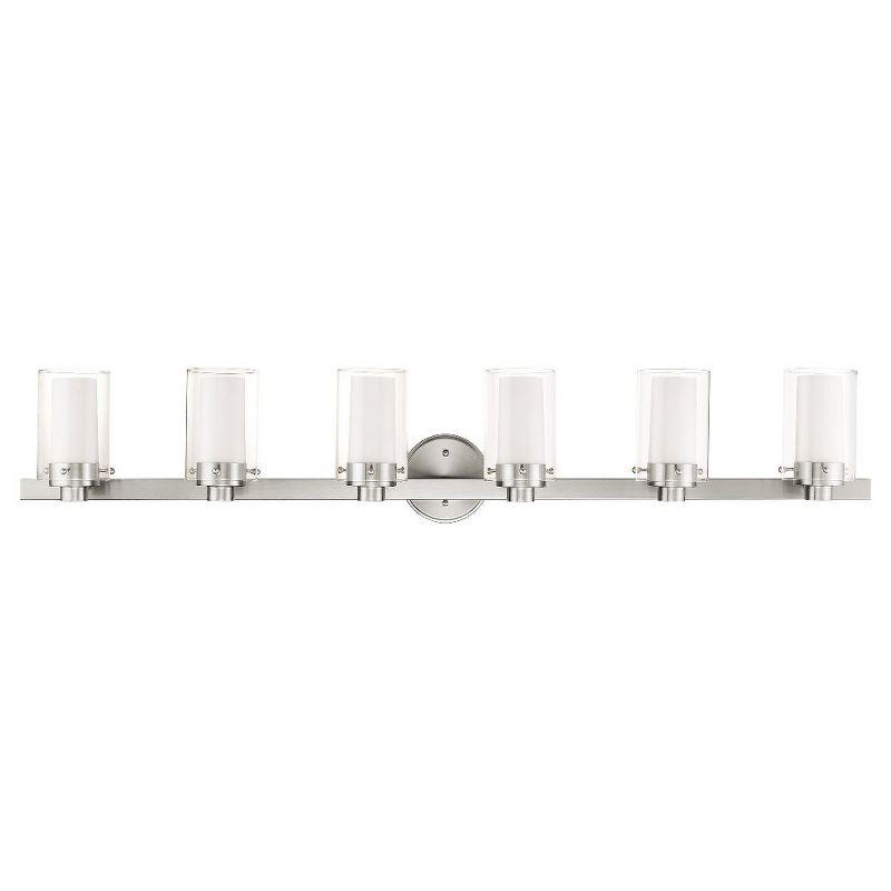 Livex Lighting Manhattan 6 - Light Vanity in  Brushed Nickel