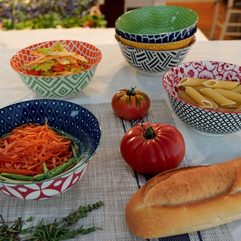 Certified International Soho Set Of 6 Dinner Bowls