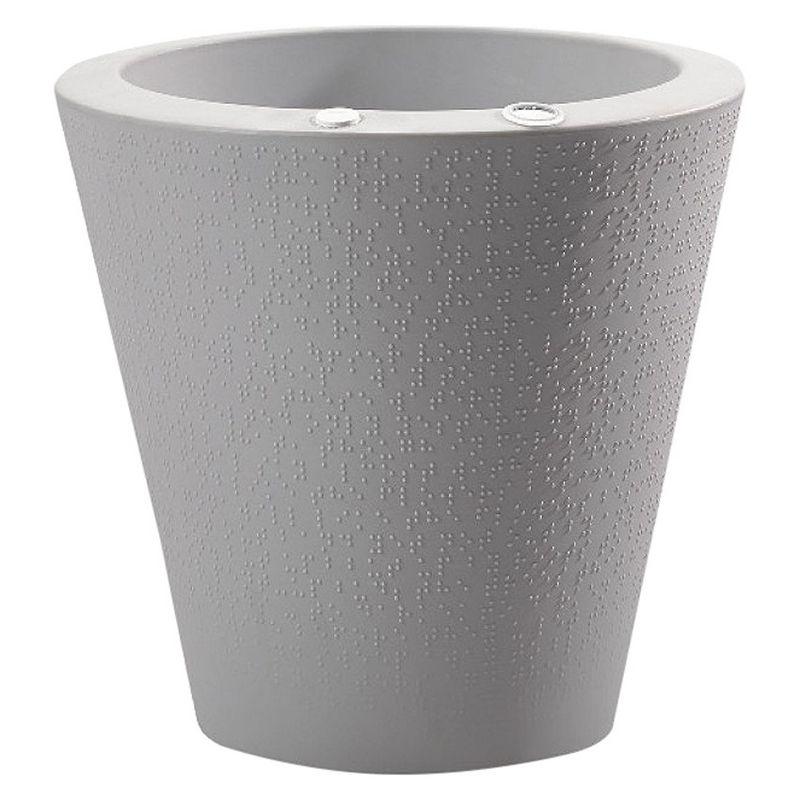 Crescent Garden Wide Dot Plastic Planter Pot