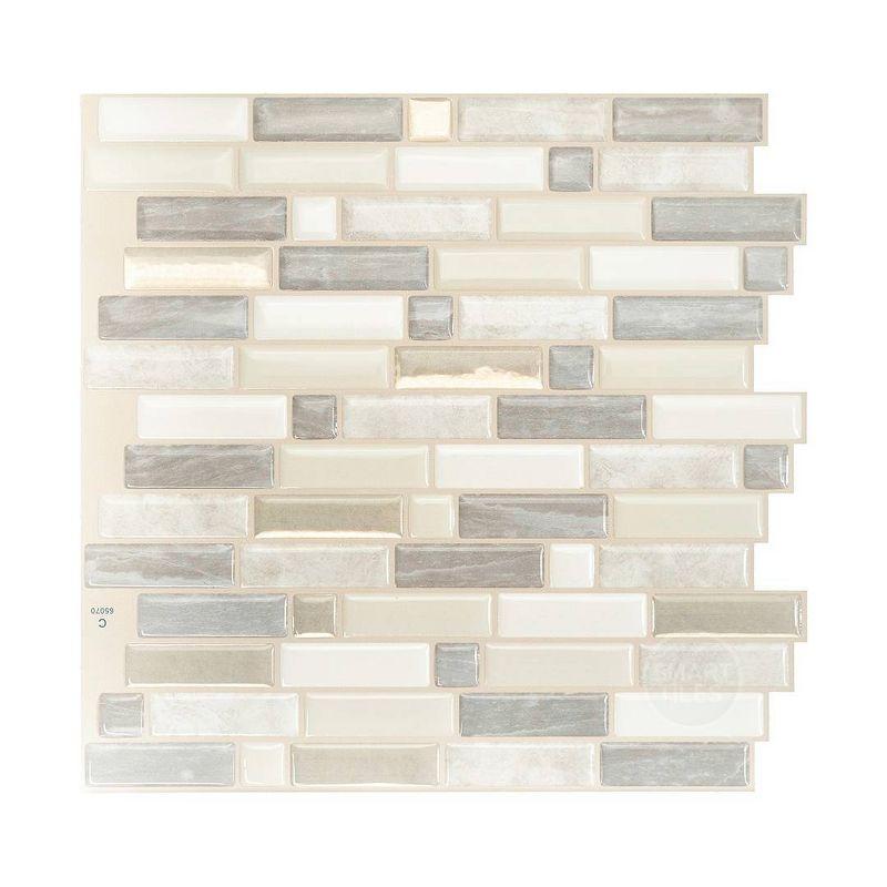 10.06'' W x 10.13'' L Gel Peel and Stick Mosaic Tile