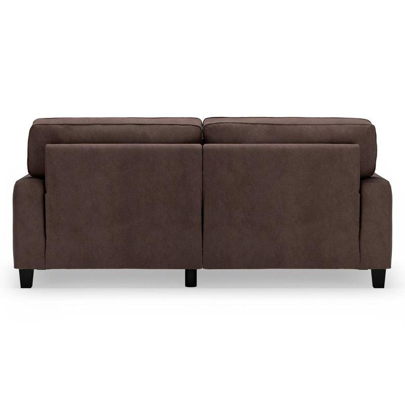 Serta Palisades 78" Track Arm Sofa, Easy Care Fabric, Soft Pillow Back, Pocket Coil Seat Cushions