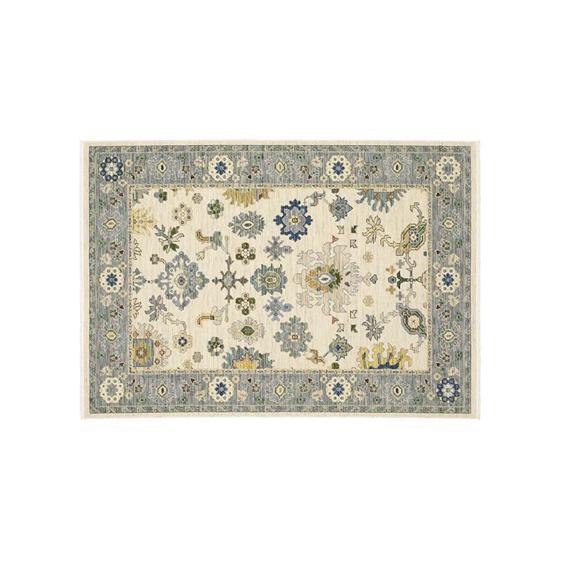 Oriental Weavers Lucca Traditional Rug 846H1 in Ivory Rectangle 1' 11" X 3'