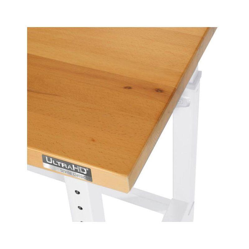 UltraHD® Seville Classics UltraHD Adjustable Height Workbench, 48" W x 24" D x 28.5" - 42" H