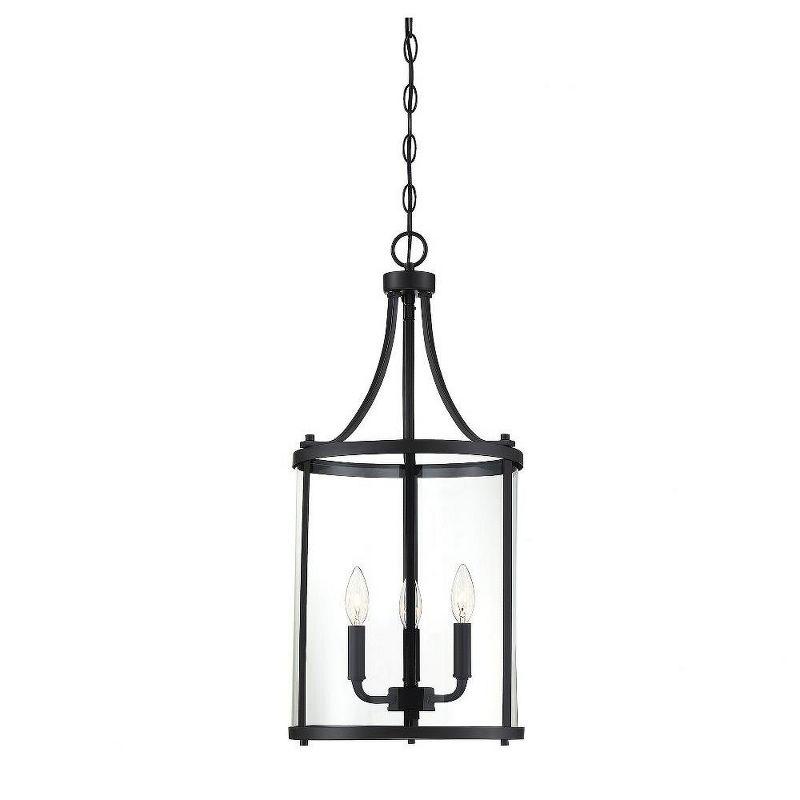 Savoy House Penrose 3 - Light Chandelier in  Black