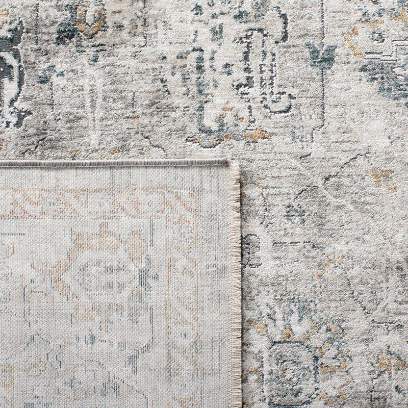 Dream DRM727 Power Loomed Area Rug - Ivory/Light Grey - 4'x6' - Safavieh.