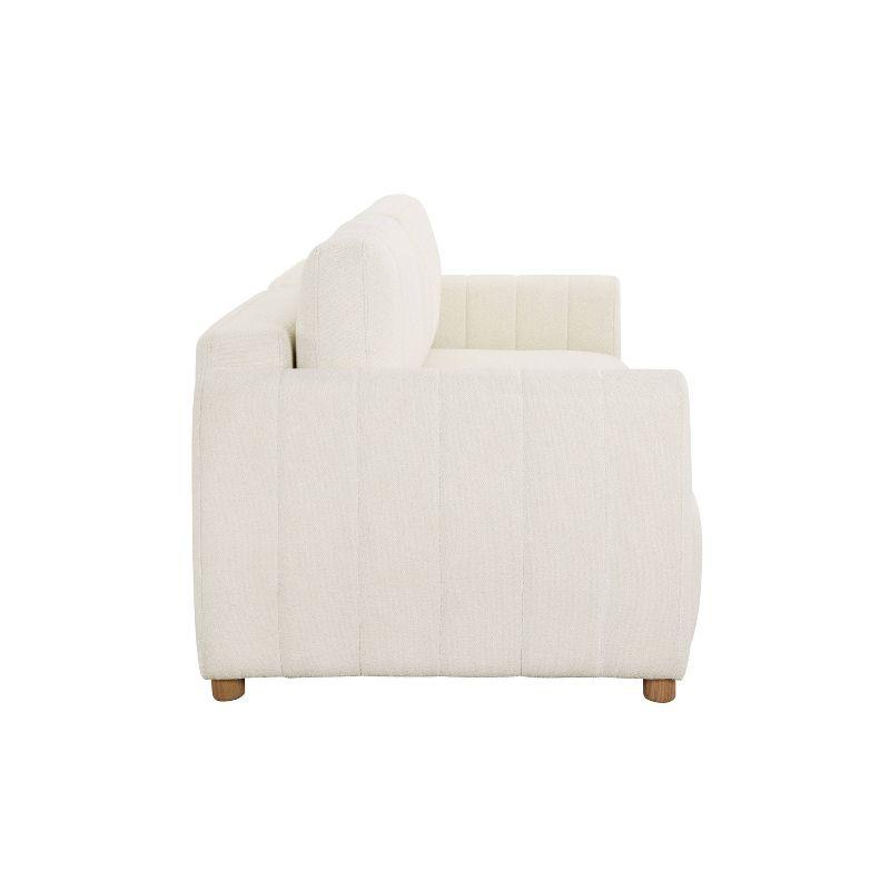 Serta Lowry 91.7" Queen Size Channel Tufted Convertible Sleeper Sofa