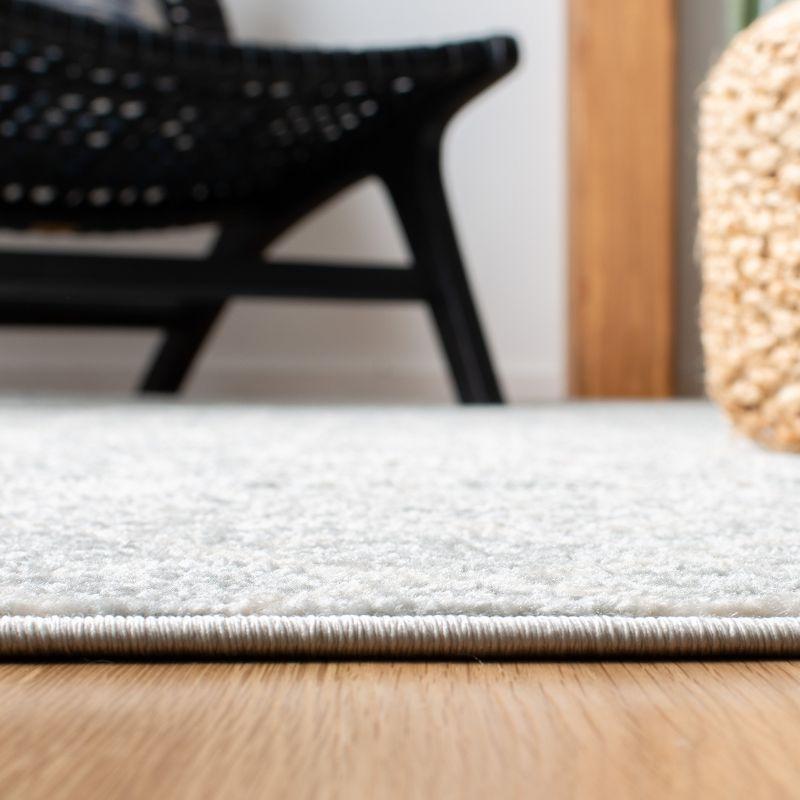 Tulum TUL270 Power Loomed Area Rug - Light Grey/Ivory - 6'7"x6'7" - Safavieh.