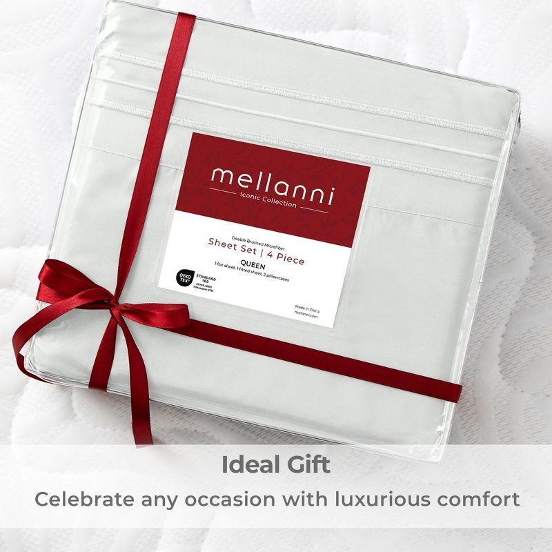 4 Piece Microfiber Sheet Set - Mellanni