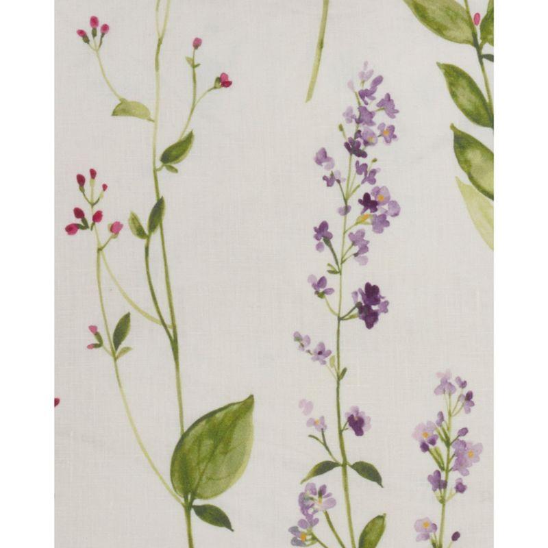 Saro Lifestyle Watercolor Floral Stems Napkin, 20" Square, Off-White (Set of 4)