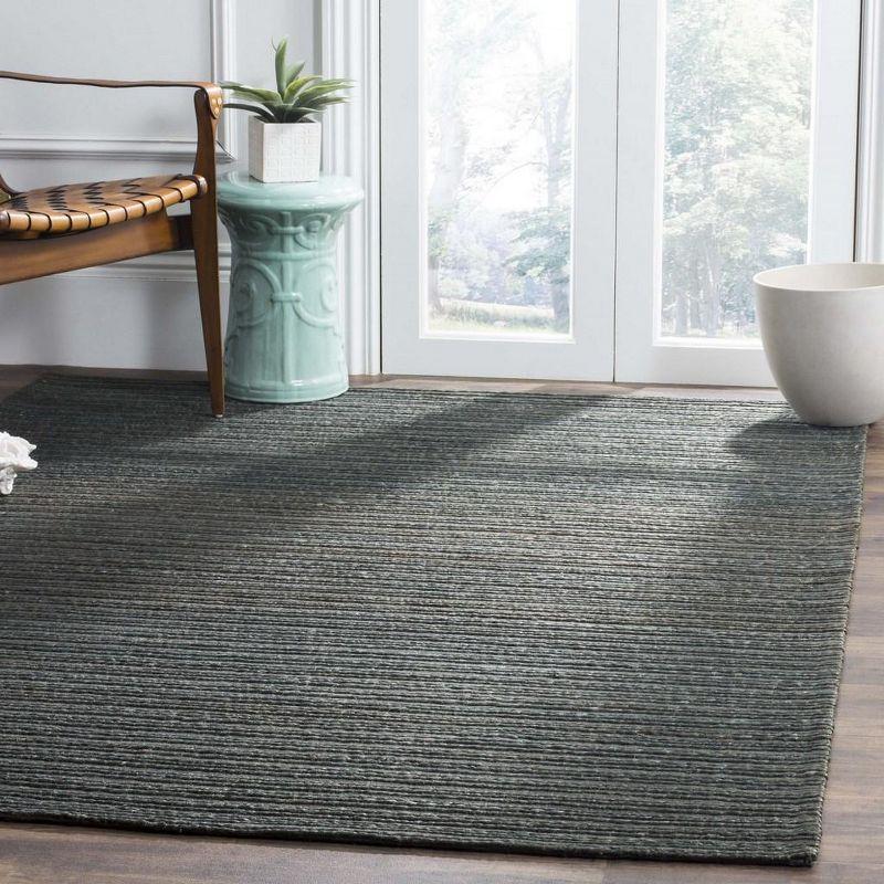 Cape Cod CAP504 Woven Indoor Area Rug - Dark Green - 6'x9' - Safavieh