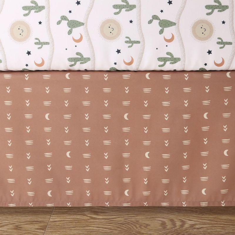 The Peanutshell Crib Bedding Set for Baby Girls & Boys - Joshua Tree, 5 Pieces