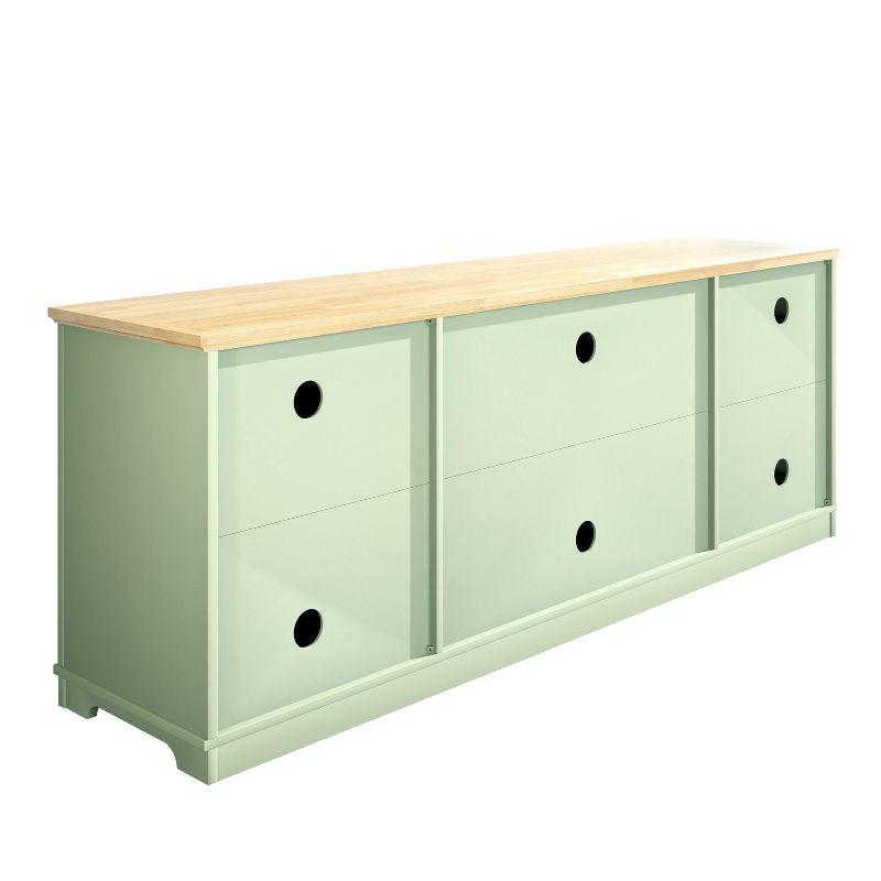 Decorative TV Stand for TVs up to 70" Green - Festivo