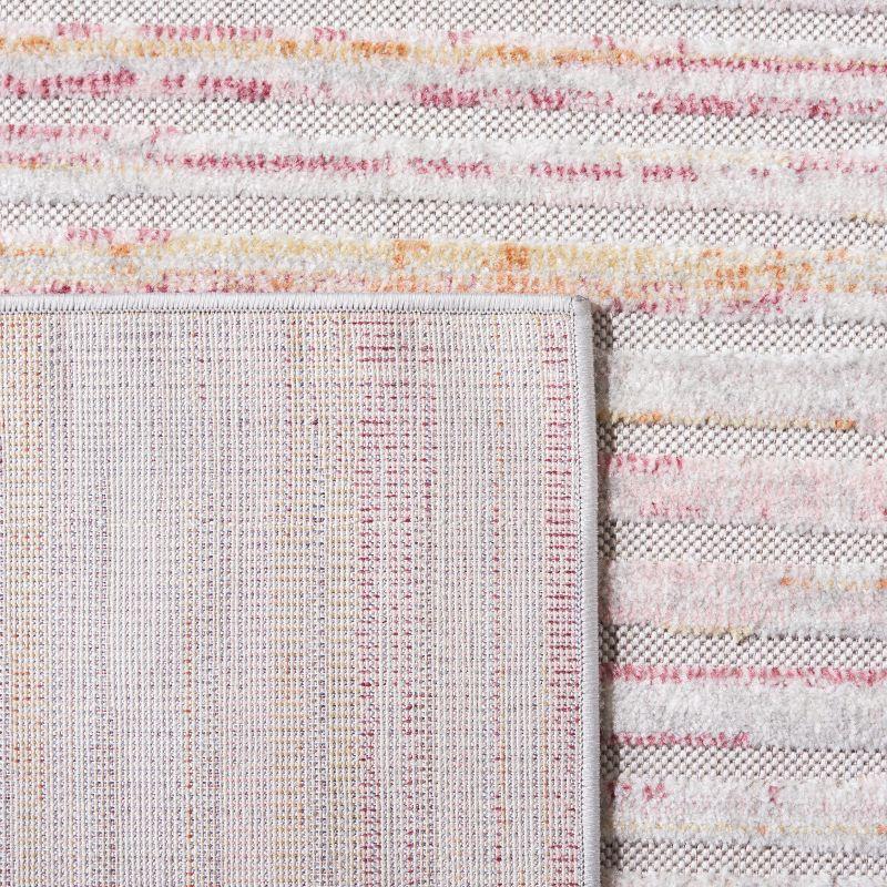 Cabana CBN502 Power Loomed Indoor/Outdoor Area Rug - Rust/Ivory - 5'3"x7'6" - Safavieh