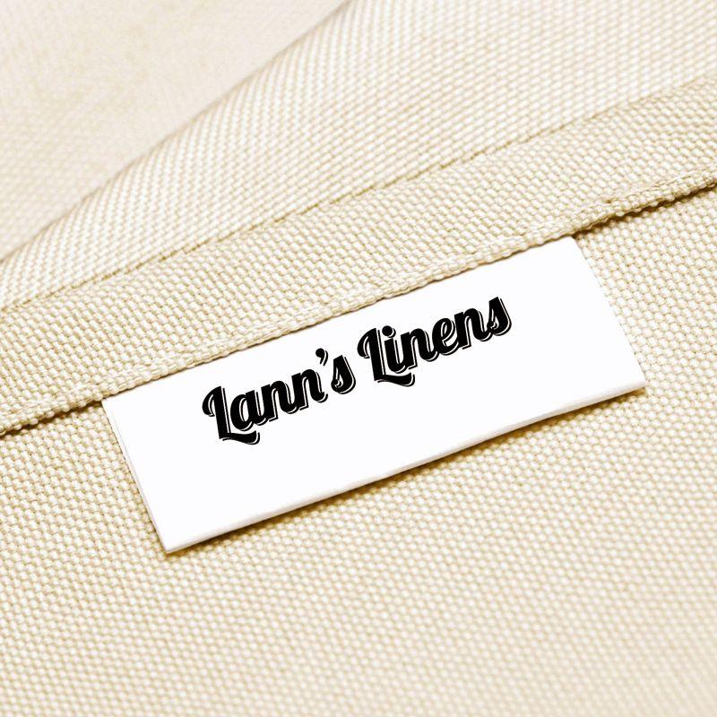 Lann's Linens Polyester Fabric Tablecloth for Wedding, Banquet, Restaurant - 70 x 120 Inch Rectangular - Ivory