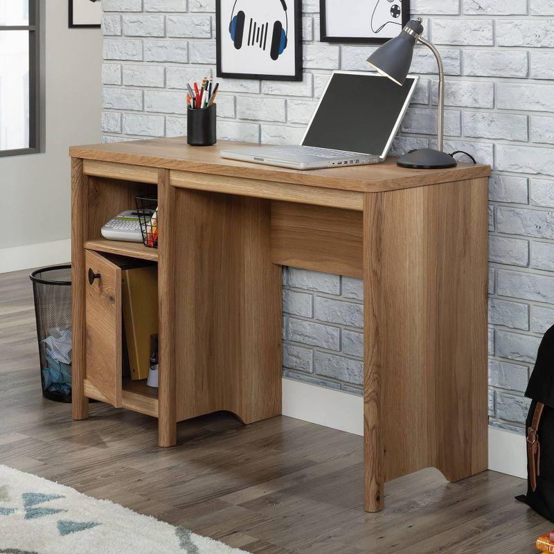 Timber Oak Computer Desk with Drawer and Keyboard Tray