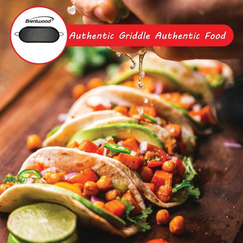 Brentwood Non-Stick Carbon Steel Griddle