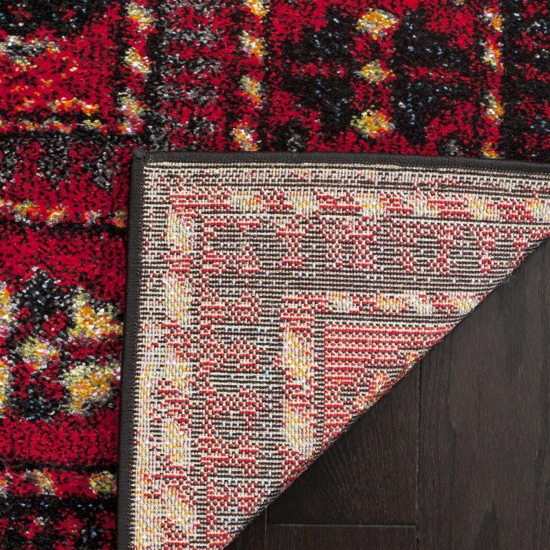 Vintage Hamadan VTH213 Power Loomed Indoor Area Rug - Red/Multi - 6'7"x9' - Safavieh
