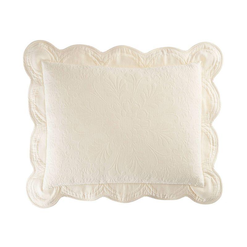 Historic Charleston Collection Standard Estate Pillow Sham Ivory