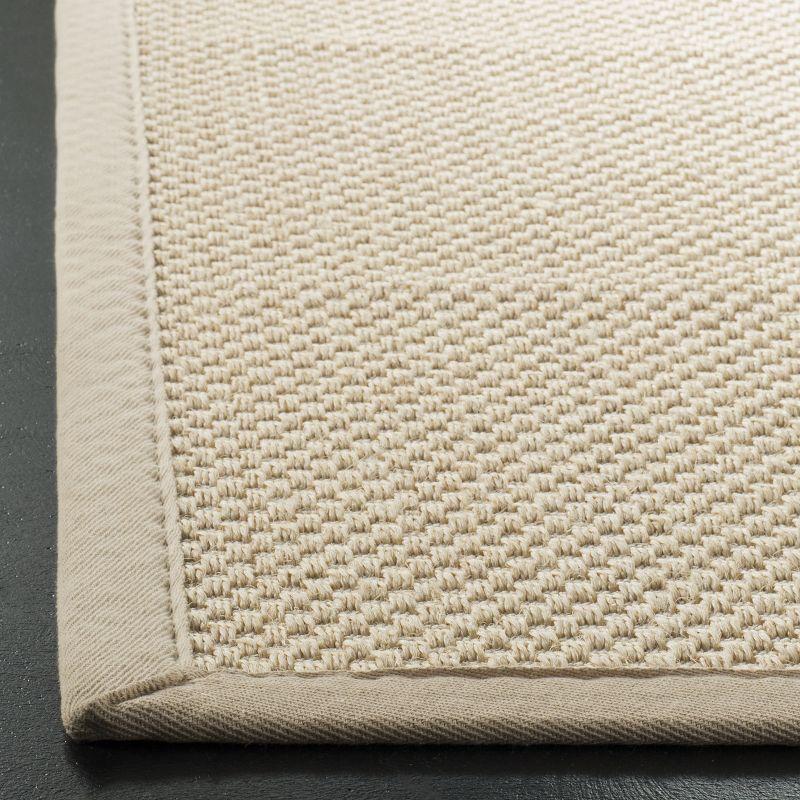 Natural Fiber NF150 Power Loomed Indoor Area Rug - Ivory/Light Beige - 4'x6' - Safavieh