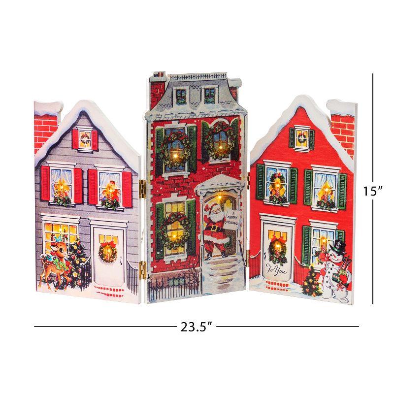 Mr. Christmas 15" Illuminated Folding Scene - Village