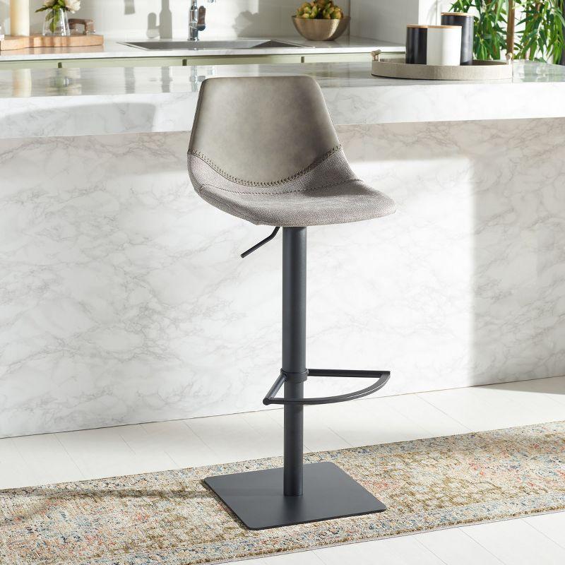 Rylen Gas Lift Bar Stool  - Safavieh