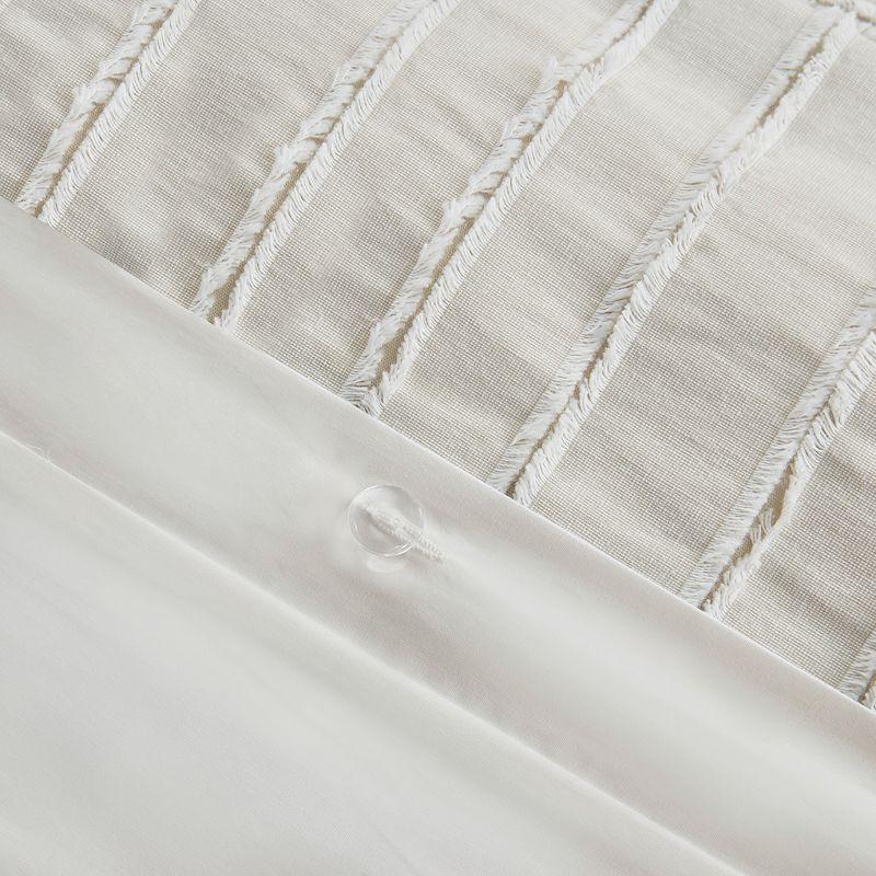 Madison Park Signature Madison Park Signature Essence Oversized Cotton Clipped Jacquard Comforter Set