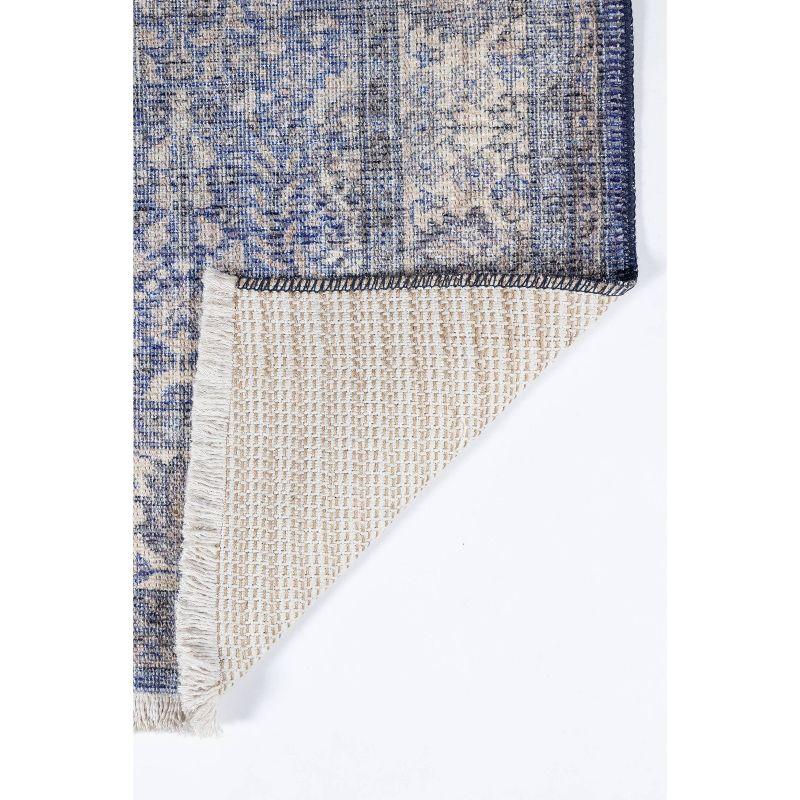 3'x5' Helena Accent Rug Blue - Momeni: Bohemian Ikat Design, Low Pile, Indoor Rectangle Rug, Polyester & Cotton