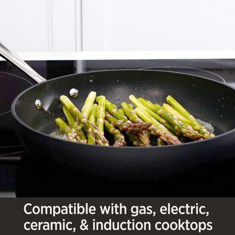 All-Clad 4-Quart Nonstick Hard-Anodized Aluminum Sauté Pan with Lid