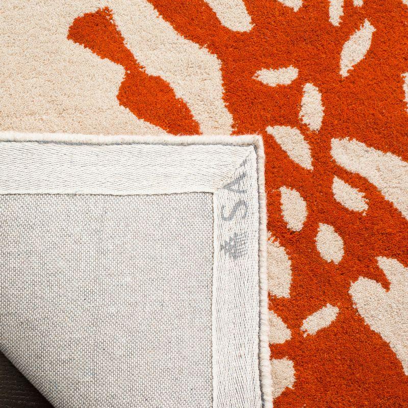 Bella BEL115 Hand Tufted Area Rug - Beige/Terracotta - 3'x5' - Safavieh.
