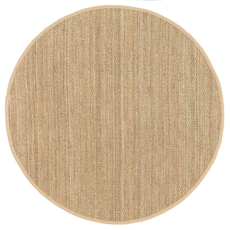 Nuloom Elijah Farmhouse Seagrass Indoor Area Rug, Round 4', Beige