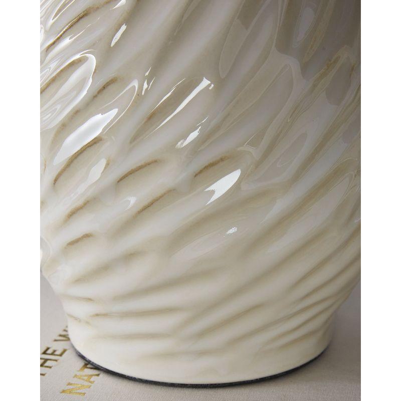 Signature Design by Ashley Garinton Ceramic Table Lamp, Cream