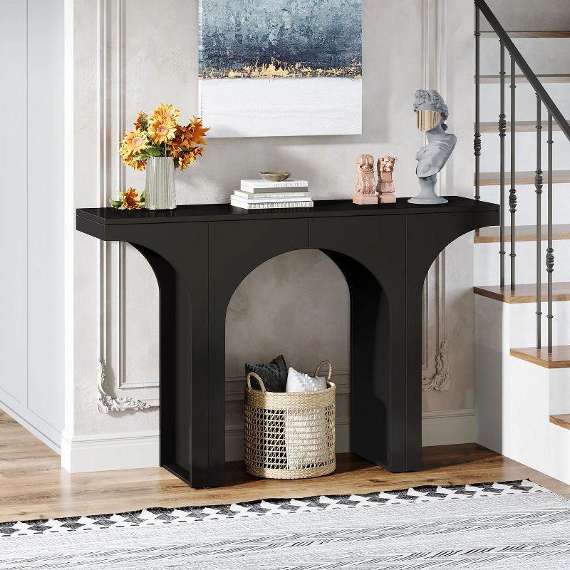 Hommoo 47-Inch Console Table Black