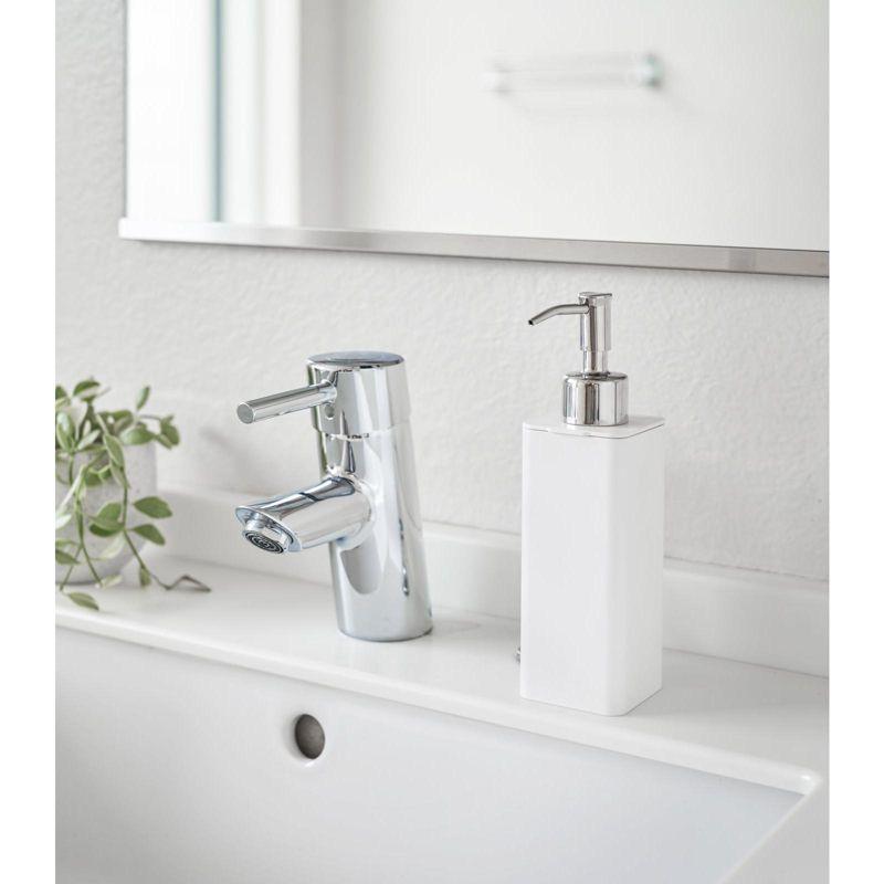 Yamazaki Home Yamazaki Home Refillable Hand Soap Dispenser With Pump, Bathroom, Kitchen, 8.5 fluid oz.