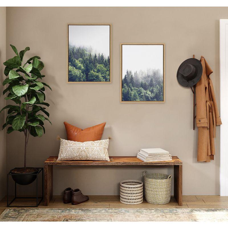 (Set of 2) 18" x 24" Sylvie Foggy Day Framed Canvas Set by Creative Bunch Natural - Kate & Laurel All Things Decor