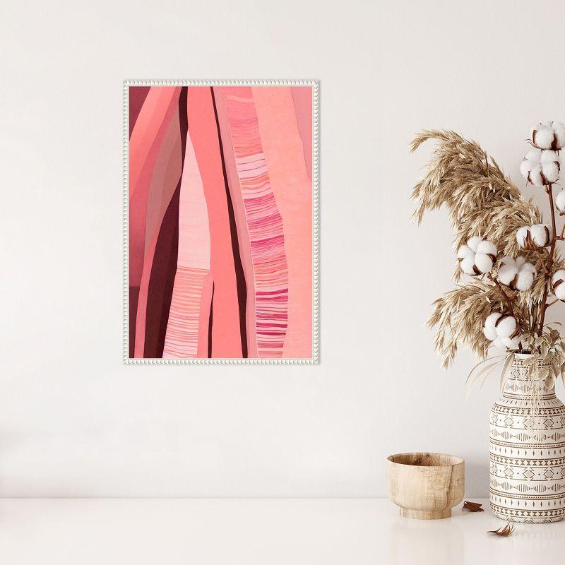 Amanti Art Pink Layers by Treechild  Framed Canvas Wall Art