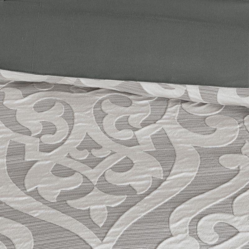 Madison Park Odette Jacquard 8 Piece Comforter Set
