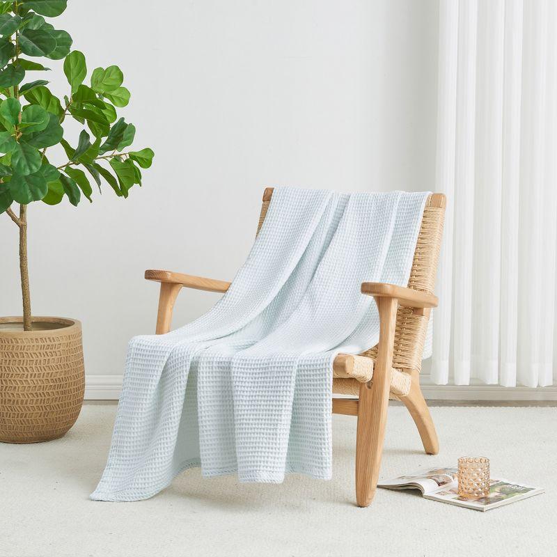 100% Cotton Waffle Weave Blanket