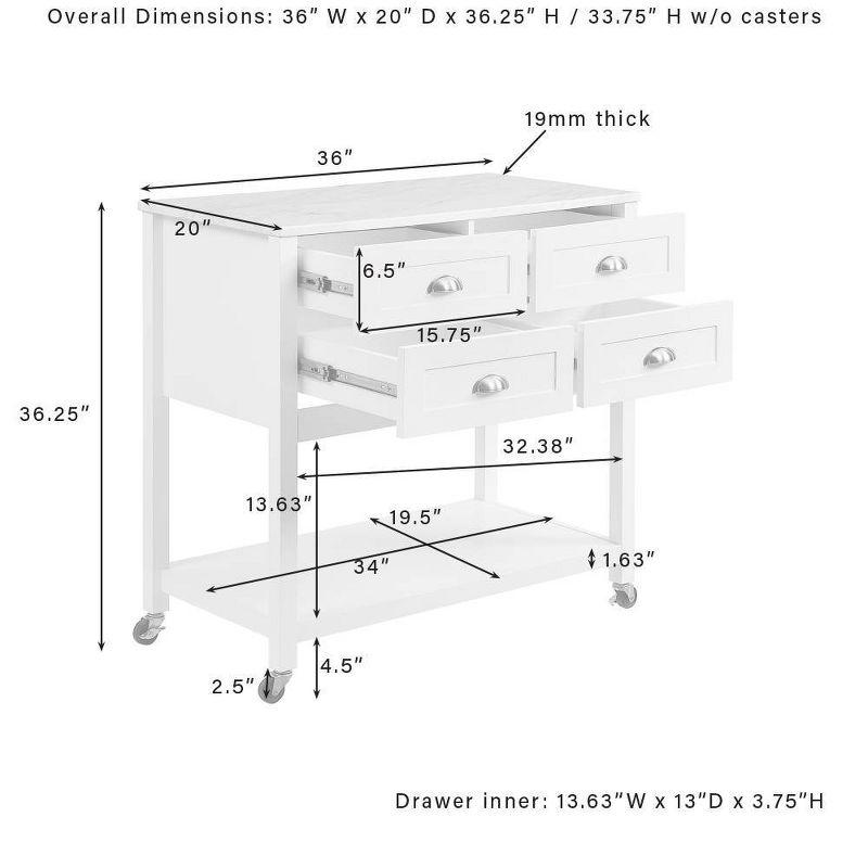 Connell Kitchen Island Cart - Crosley