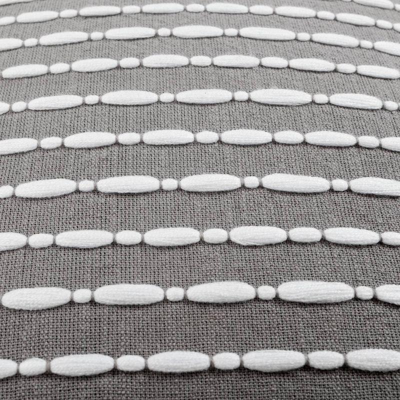 Lush Decor Cotton Striped 20'' Throw Pillow Cover