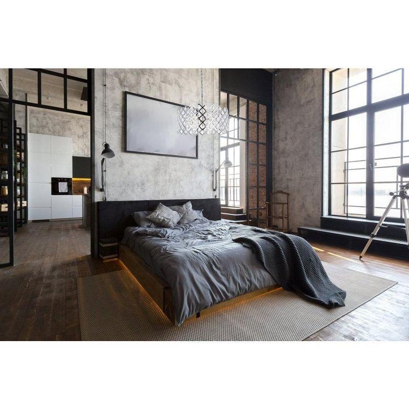 Elegant Lighting Lyla 21 inch pendant in chrome