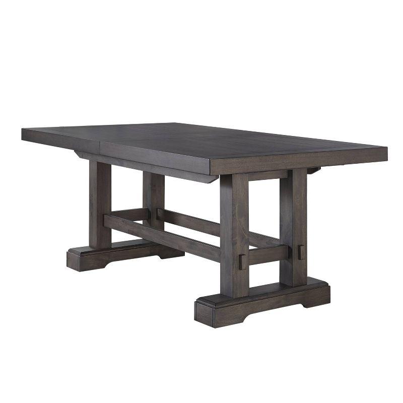 Napa Dining Table Dusky Cedar - Steve Silver Co.: Expandable, Seats 10, Farmhouse Style