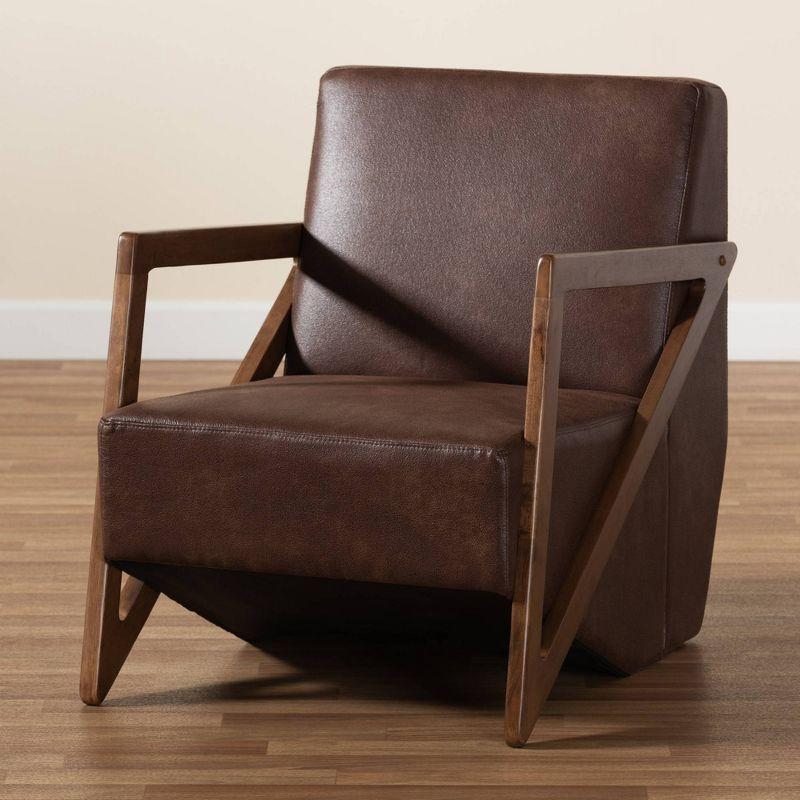 Cadi-Li Faux Leather Armchair