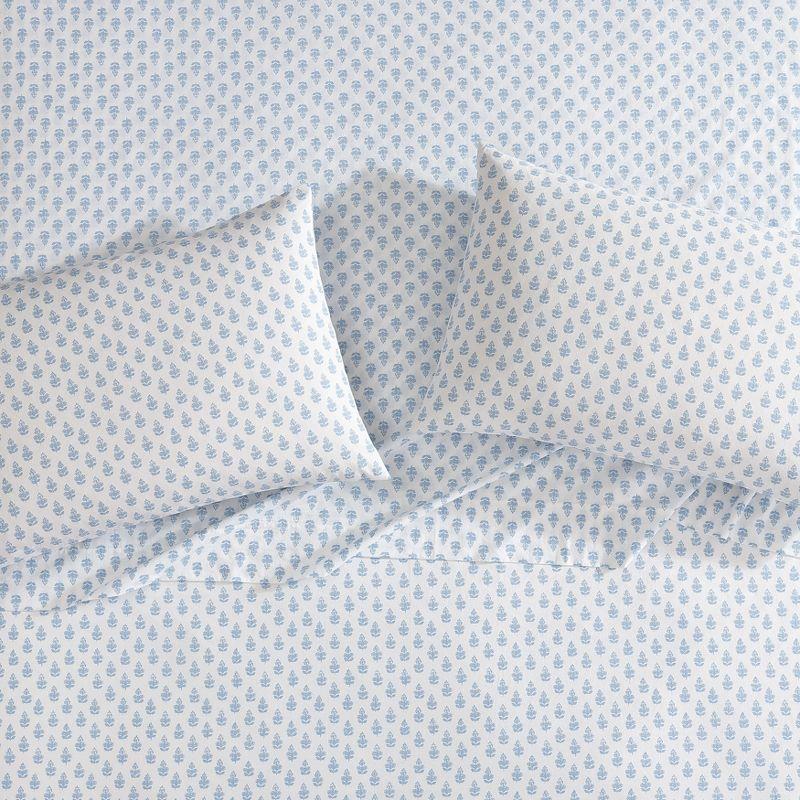 Laura Ashley Francesca Blue Twin Sheet Set