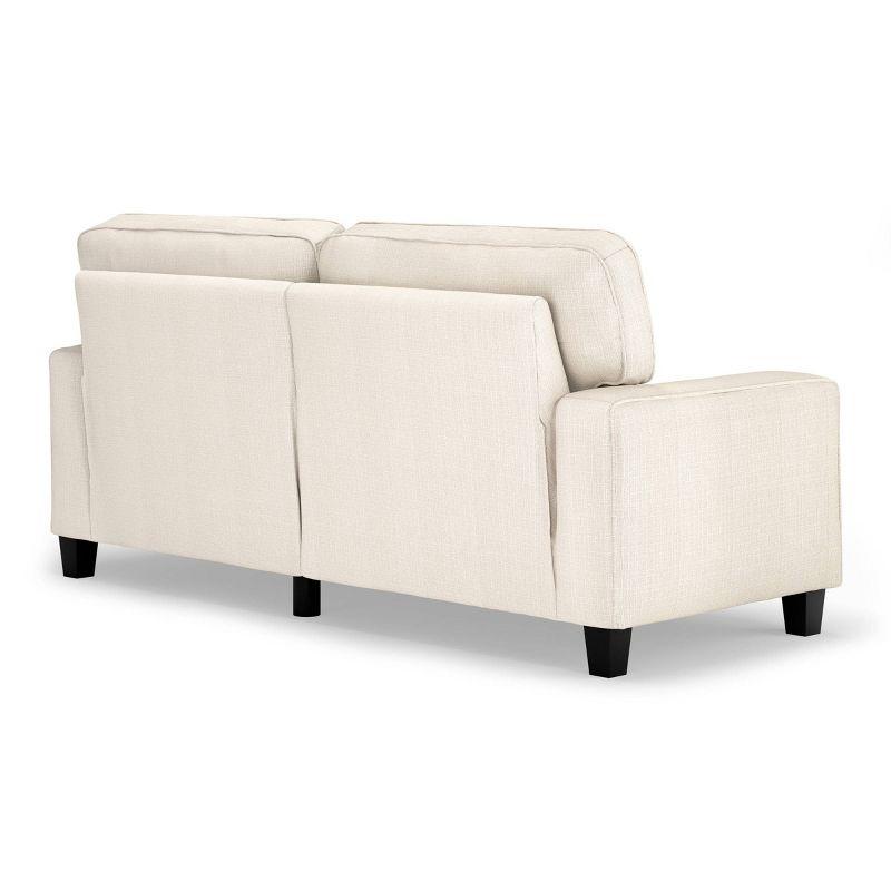 Serta Palisades 73" Track Arm Sofa, Easy Care Fabric, Soft Pillow Back, Pocket Coil Seat Cushions