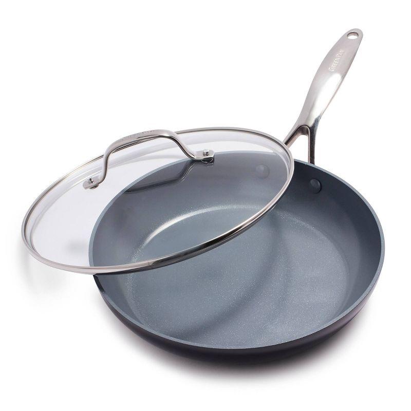 Valencia Pro 10" Gray Ceramic Nonstick Frypan with Lid