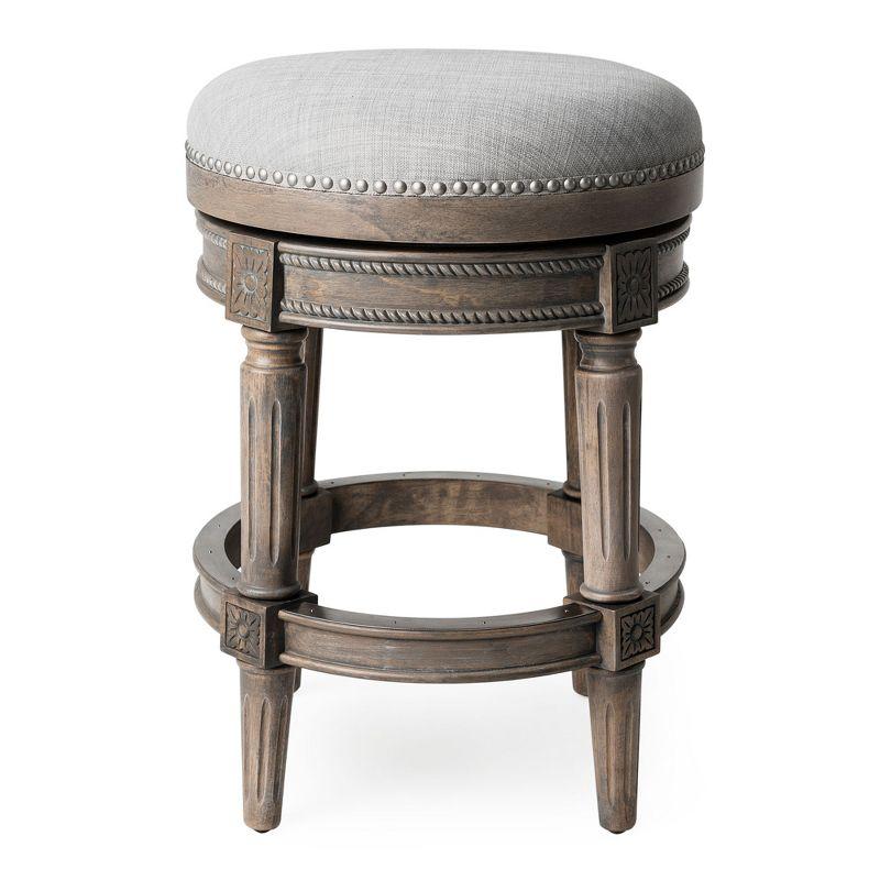 Maven Lane Maven Lane Pullman Backless Stool with Fabric Upholstery