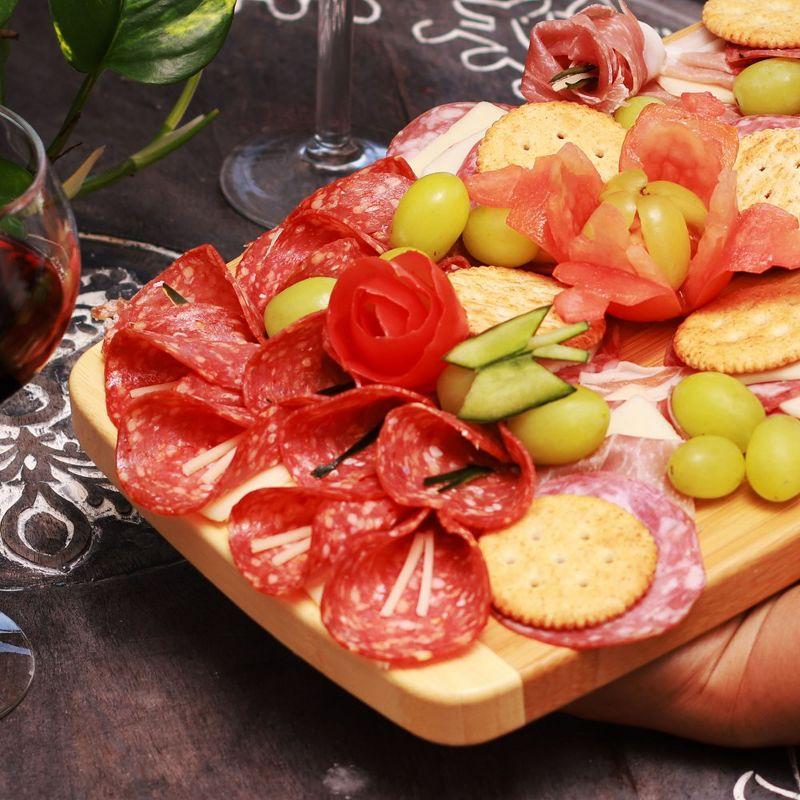 JOYCE CHEN Joyce Chen Large Burnished Bamboo Cutting Board, 10X15-Inch