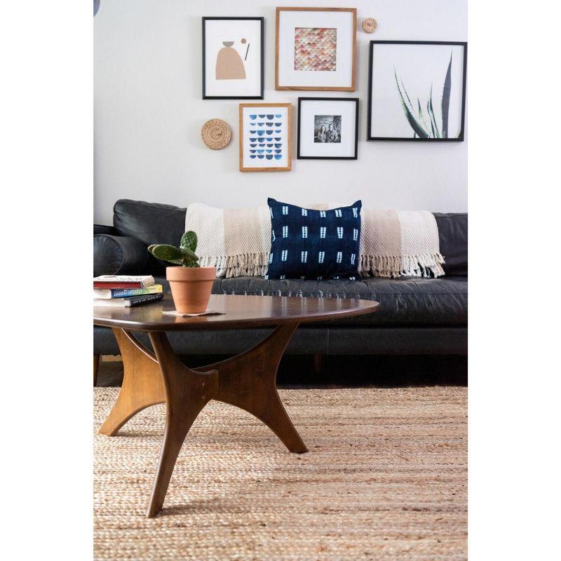 Unique Loom Braided Jute Collection Area Rug - Dhaka (10'  x 14' 1" Rectangle Natural)