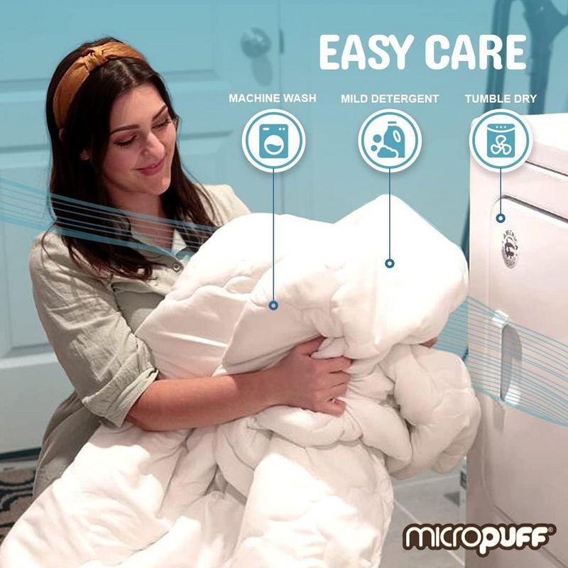 Micropuff Soft and Comfortable Mattress Pad - Durable Fabric - Odorless Filling - 100 GSM