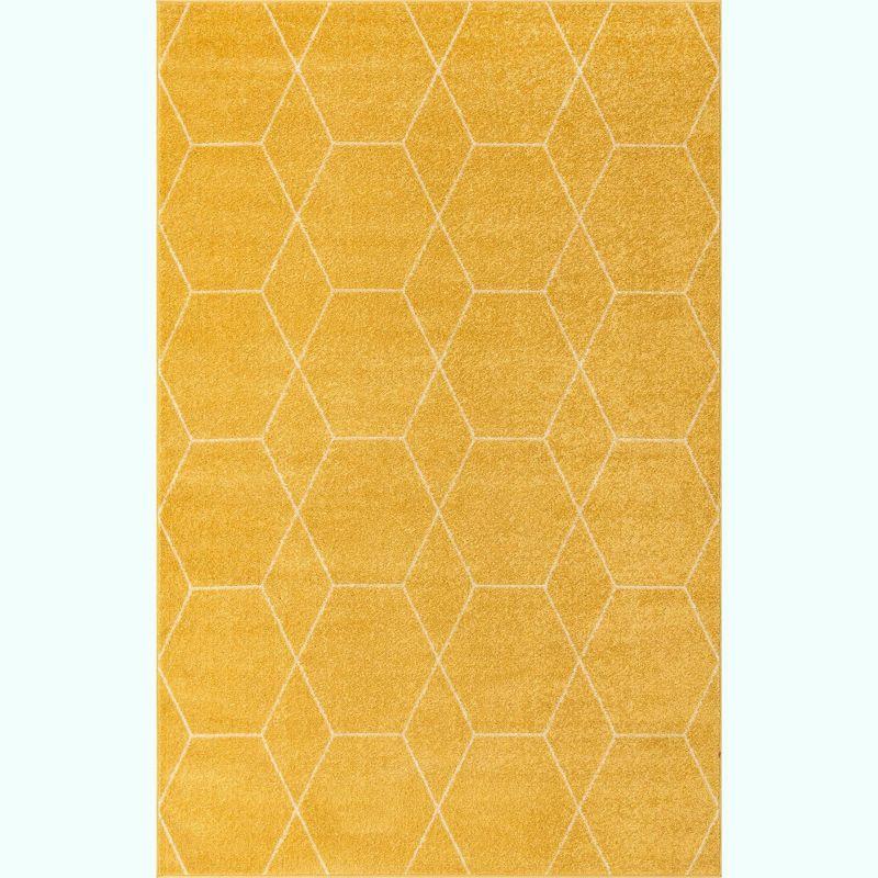 Unique Loom Trellis Frieze Geometric Trellis Indoor Woven Area Rug